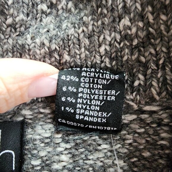 Kersh Grey Knitted Cotton Blend Cardigan Size M - Picture 9 of 10